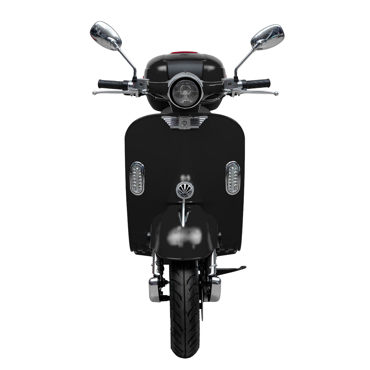 GESUBSIDEERDE VINTAGE ELEKTRISCHE SCOOTER BOLOGNIA EV4000 ZWART MAT 4500W