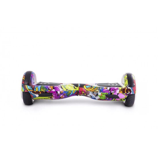 ROODER HOVERBOARD TRANSFORMERS BLUETOOTH AND LED ELECTRIC SCOOTER GRAFFITI 6.5 INCH