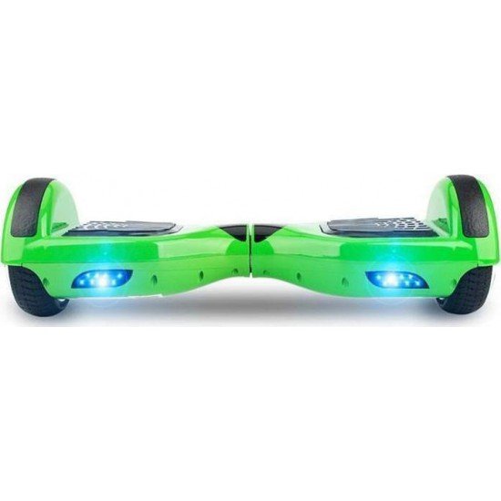 SMART BALANCE HOVERBOARD WHEEL WITH BLUETOOTH & LED ELECTRIC SCOOTER GREEN 6.5''