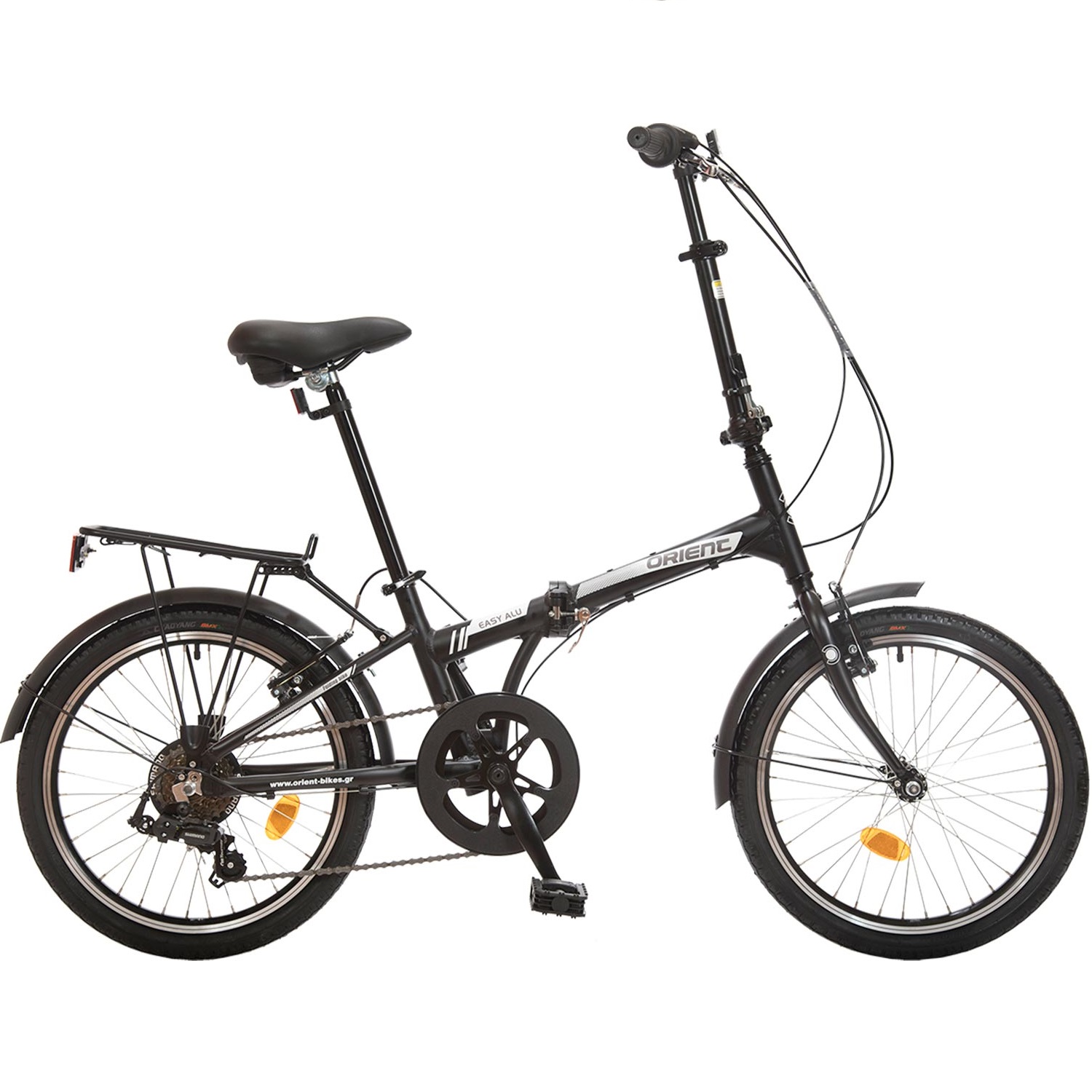ORIENT EASY 20” FOLDING ALUMINUM BIKE 6sp BLACK (151507) 2025