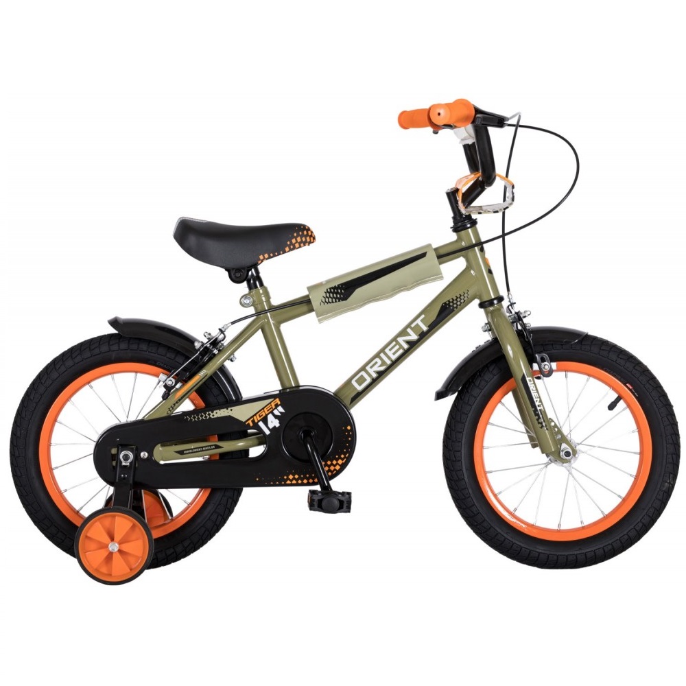 ORIENT TIGER 14” CHILDREN'S BIKE OLIVE (151003) 2025