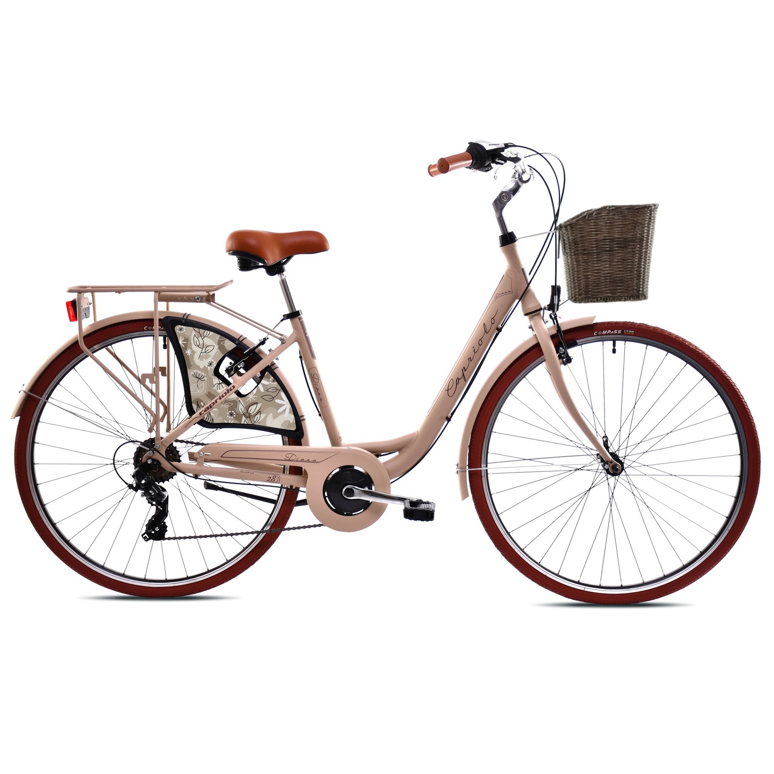 CAPRIOLO DIANA WAVE CITY 28” 6sp CITY BIKE MATTE-BEIGE 924750-18 2025