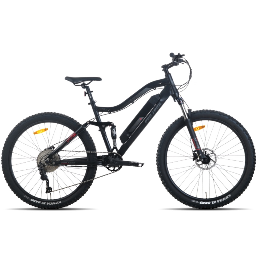 TOTEM PROTOUR M930 ELECTRIC MTB BIKE 27.5” FS 10sp 36V 14Ah BLACK 2024