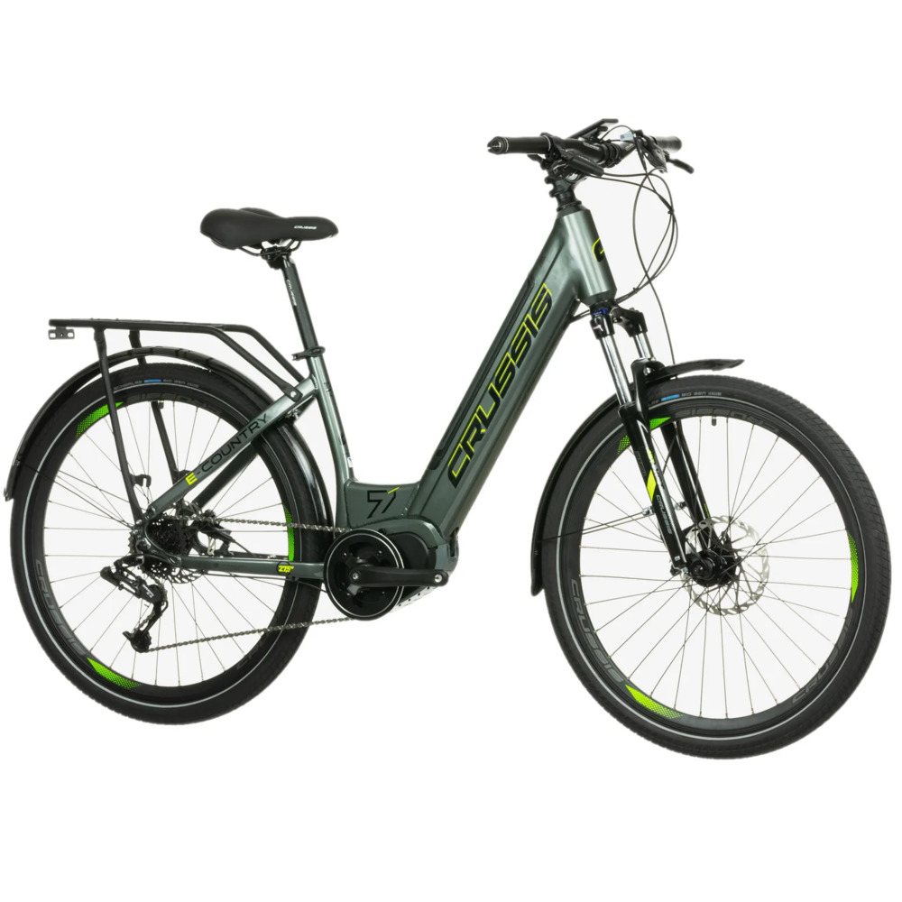 CRUSSIS E-COUNTRY CITY ELECTRIC BIKE 27.5” ALLOY 8sp 14.5AH ANTHRACITE 2024