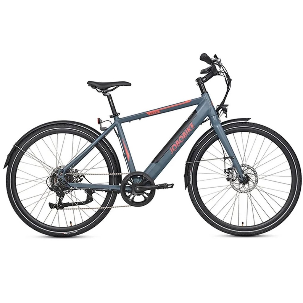 VELOGREEN JOBO VIVA 28” ELECTRIC CITY BIKE 36V/10AH LG ANTHRACITE 2024