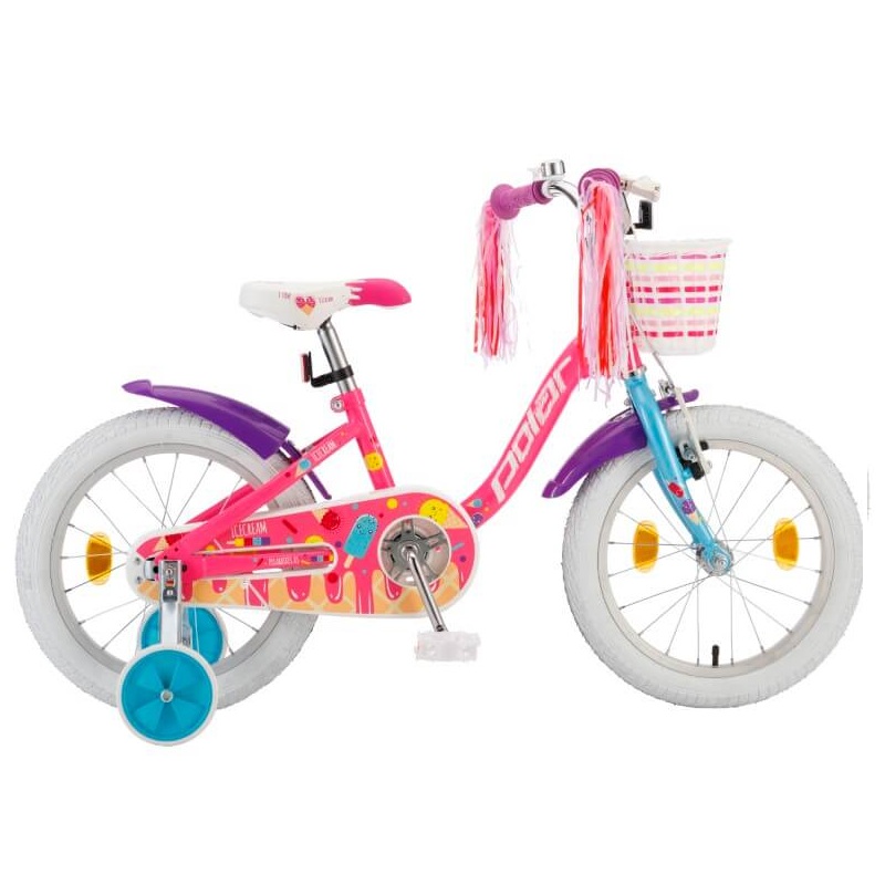 POLAR JR ICECREAM CHILDREN'S BIKE 16” PINK P162S01245 2024