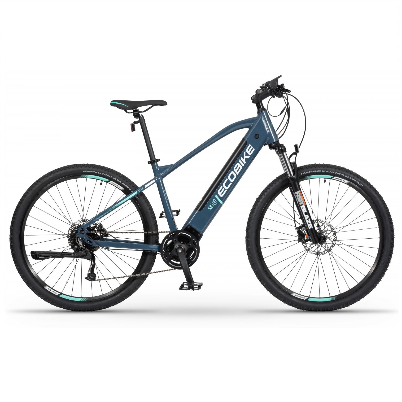 ECOBIKE SX300 ELECTRIC MTB BICYCLE 29'' 10sp BLUE 48V/14AH LG 2022