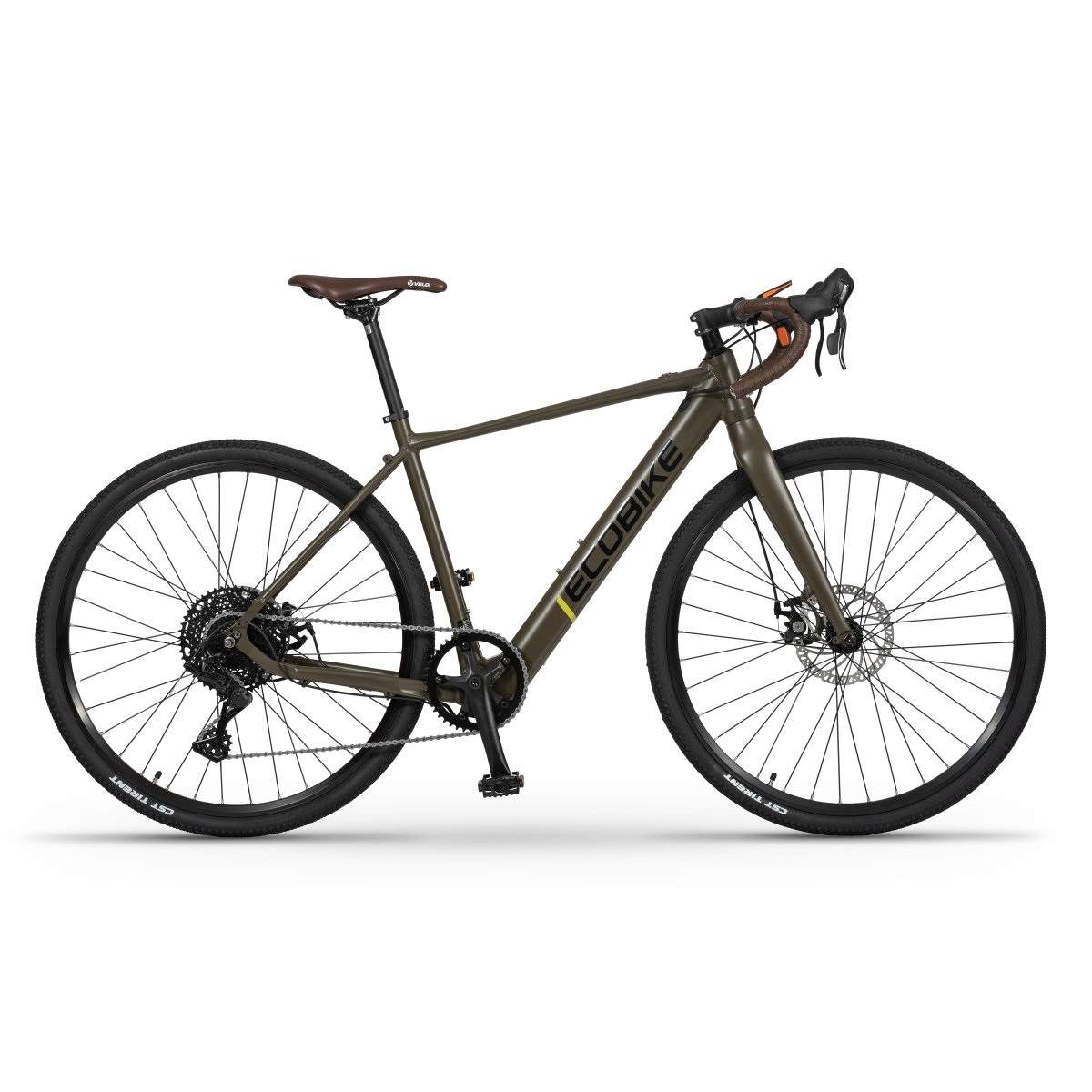 ECOBIKE FOREST ARROW ELECTRIC GRAVEL BICYCLE 28'' 9sp GREEN OIL 36V/9.7AH 2024