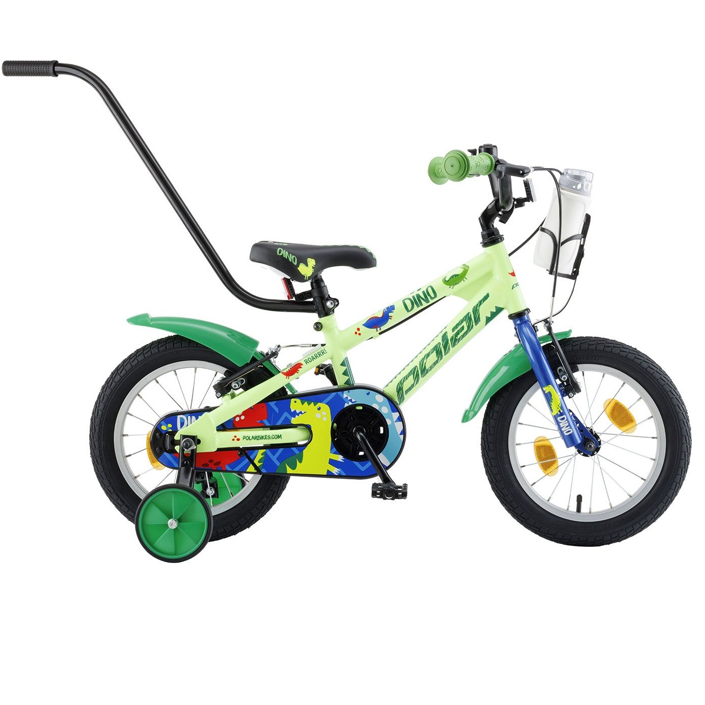 POLAR DINO CHILDREN'S BICYCLE 14” GREEN P142S00240 2025