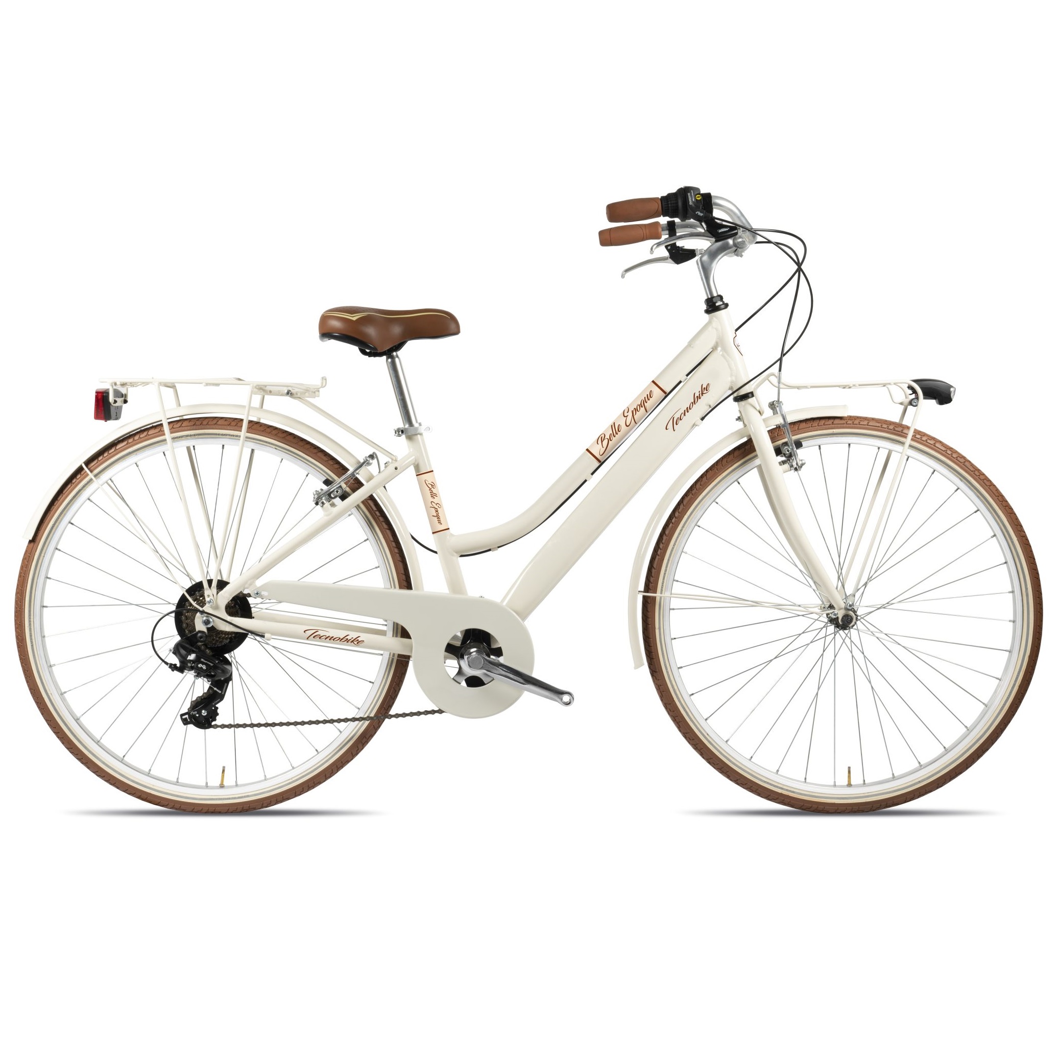 TECNOBIKE BELLE EPOQUE 831 ALLOY 28'' 7sp CITY BIKE CREAM Size 43 2023