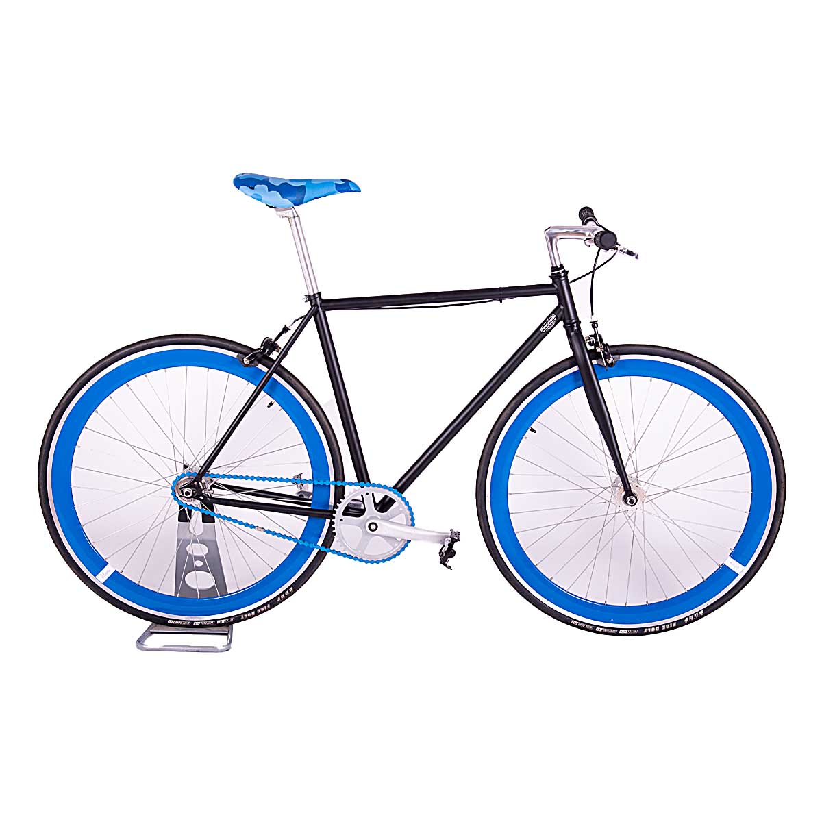 BRN FIXED BIKE 28'' BLACK-BLUE 2021