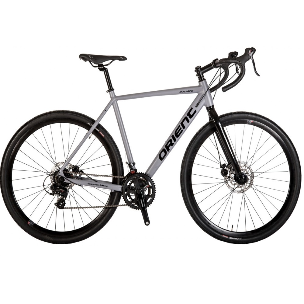 ORIENT PRIME GRAVEL ROAD BIKE 28” ALLOY 14sp (151546) GREY 2024