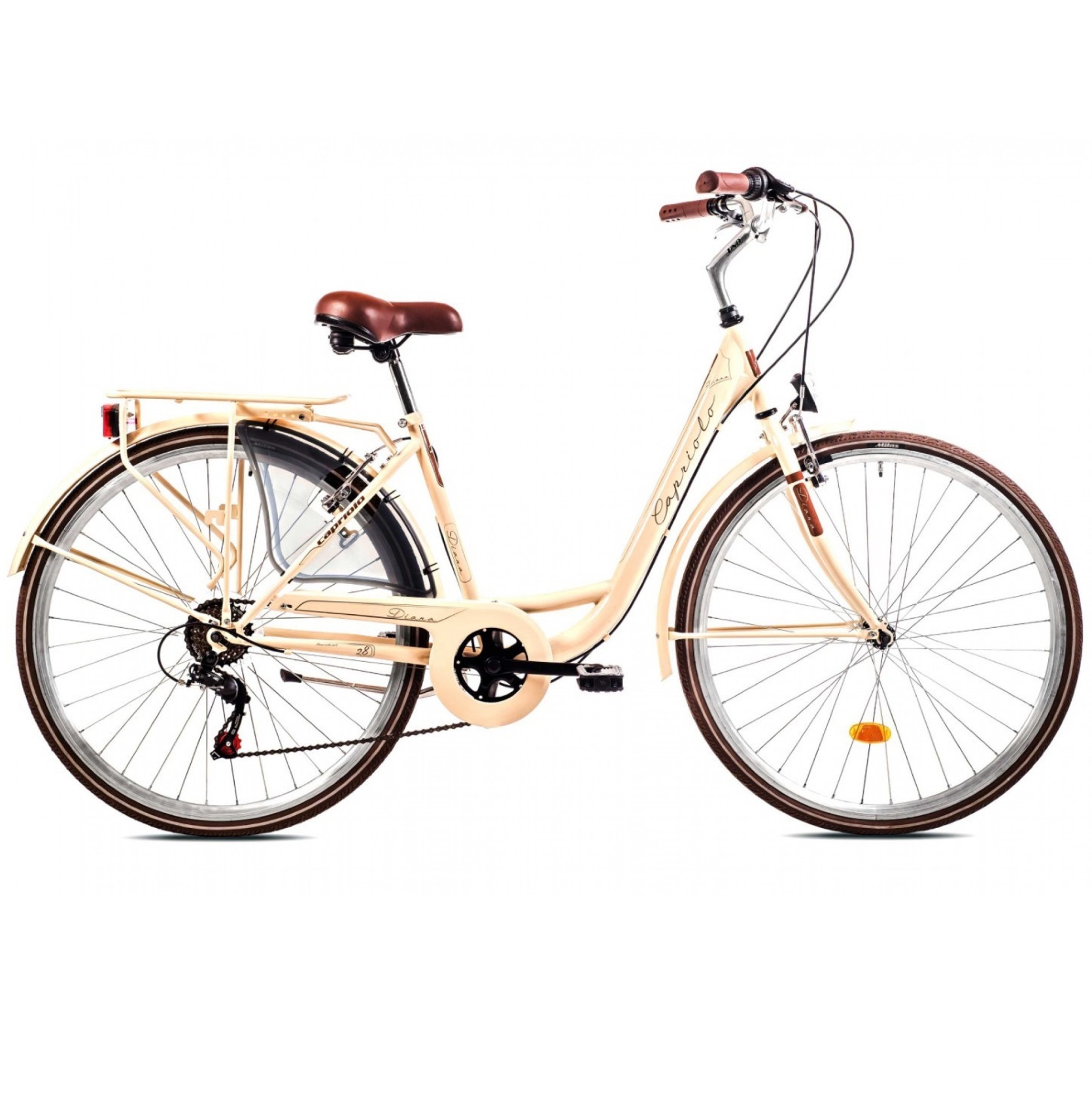 CAPRIOLO DIANA WAVE CITY 28'' 6sp CITY BIKE BEIGE 919757-18 2024