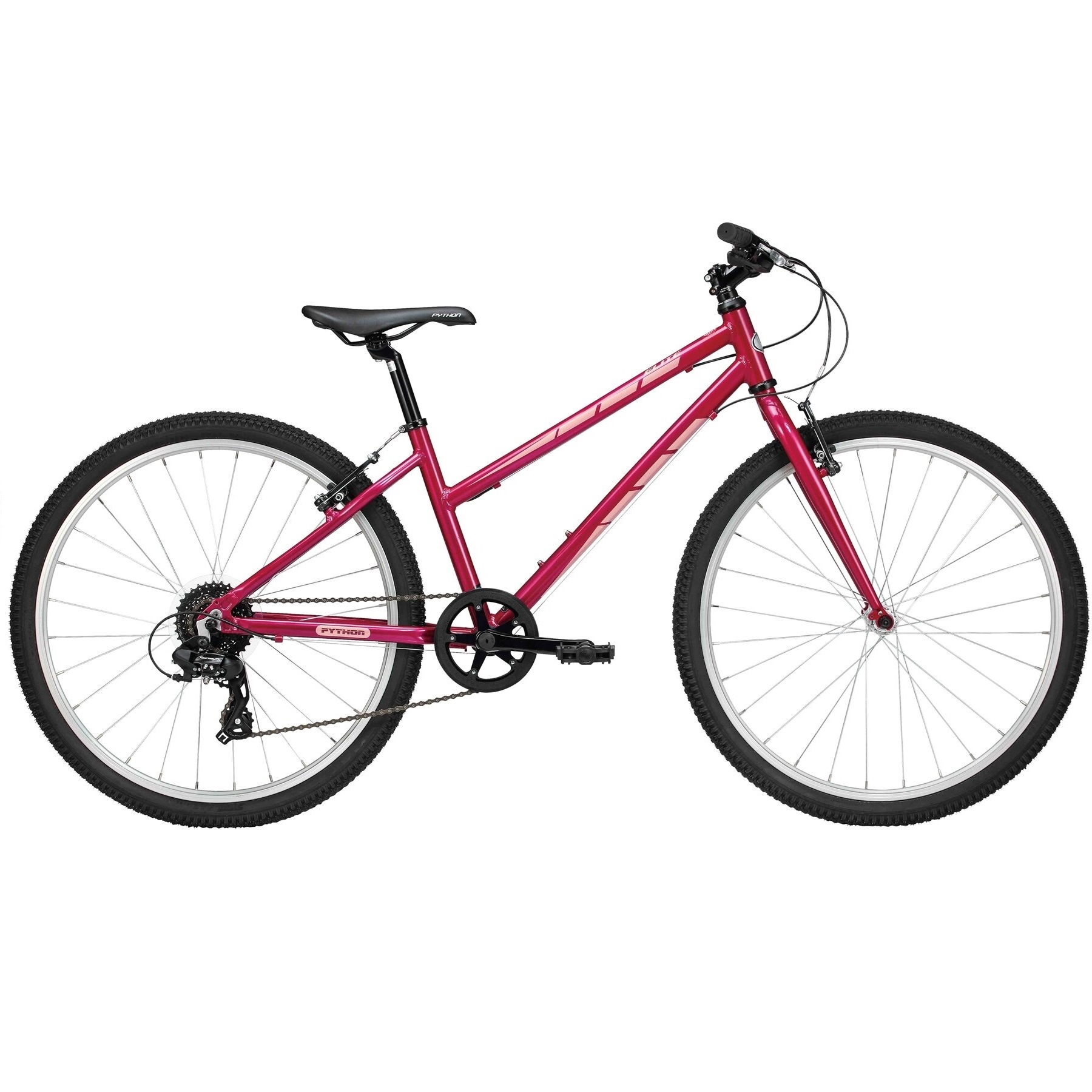 PYTHON ELITE GIRLS ALUMINIUM BIKE 26″ 8sp HOT PINK 2023