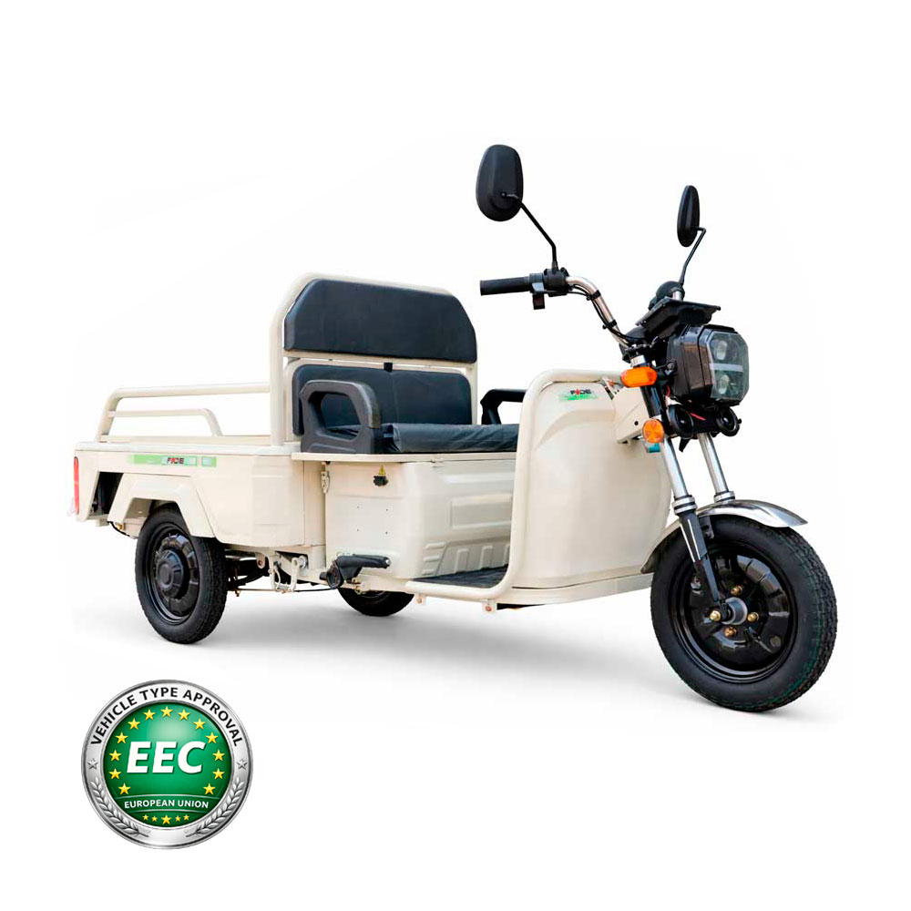 E-RIDE CARGO MINI (72V/32AH Μολύβδου) - Μπέζ