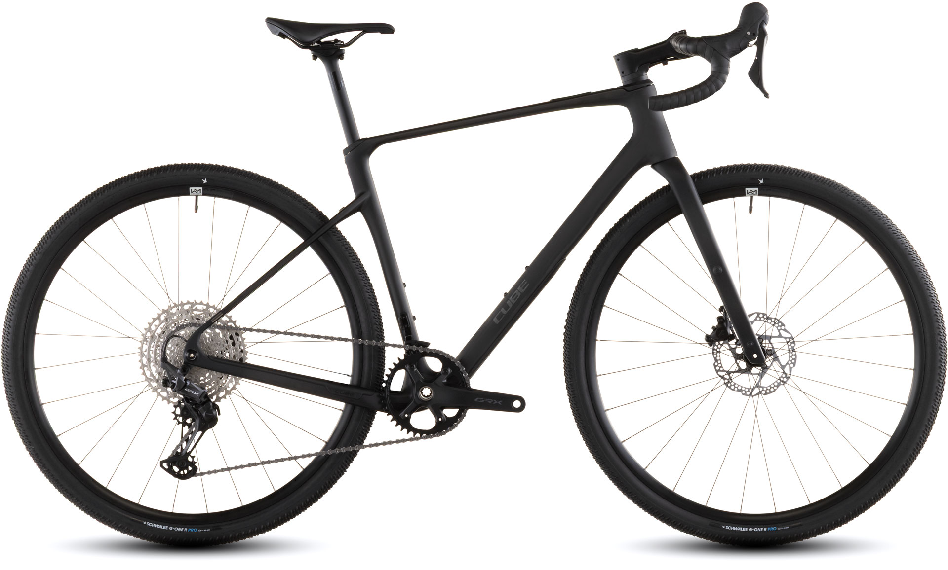 CUBE GRAVEL BIKE NUROAD C:62 ONE 28" BLACKLINE 2026 Black