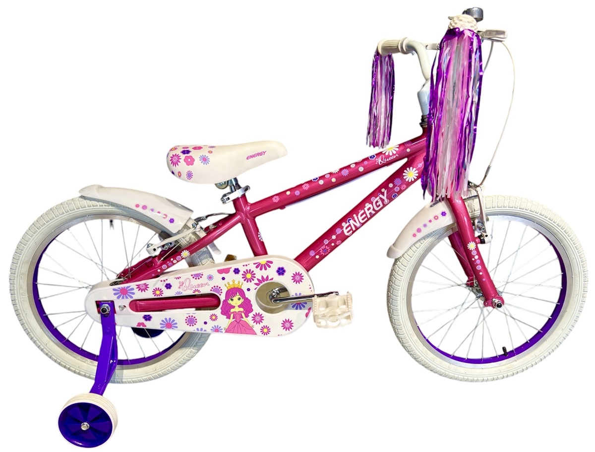 ENERGY CHILDREN'S ALUMINUM BIKE QUEEN 16" V-BRAKE PEARL PINK Pink