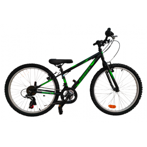 ENERGY MOUNTAIN BIKE THUNDER 26" 21 SPEED BLACK GREEN MATT Black Green