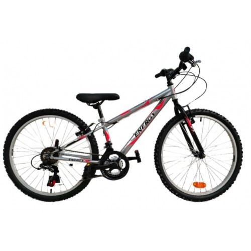 ENERGY MOUNTAIN BIKE THUNDER 26" 21 SPEED GRAY BLACK Gray Black