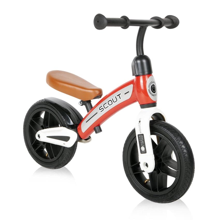 LORELLI BALANCE BIKE AIR WHEELS 10" SCOUT RED 2-4 YEARS 10410020004 Red