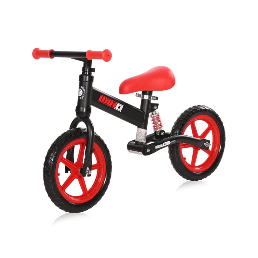 LORELLI BALANCE BIKE WITH SUSPENSION WIND BLACK & RED 10410060002 Black Red
