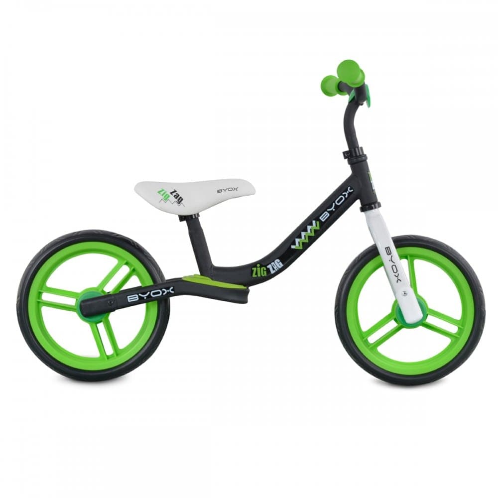 BYOX BICICLETTA BILANCIAMENTO PER BAMBINI ZIG ZAG 1-3 ANNI VERDE 3800146201319 Verde