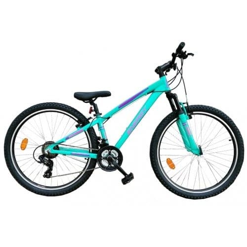 ENERGY DAMES MOUNTAINBIKE ENIGMA 27.5 ALUMINIUM 21 VERSNELLINGEN VOORVERING MINT Groen