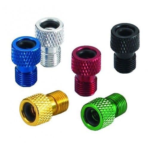 XON ΑΝΤΑΠΤΟΡΕΣ ΓΑΛΛΙΚΗΣ ΒΑΛΒΙΔΑΣ XVC-05 PRESTA VALVE ADAPTOR Κόκκινο