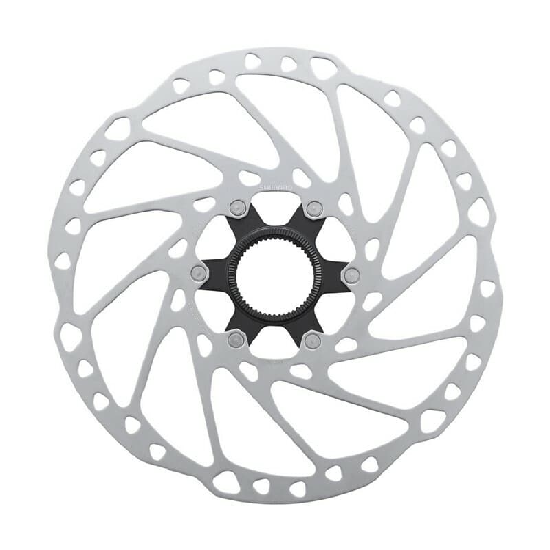 SHIMANO ΔΙΣΚΟΠΛΑΚΑ DEORE SM-RT64 CENTER LOCK ROTOR (INTERNAL SERRATION) 203MM ESMRT64LI3C 203mm Ασημί