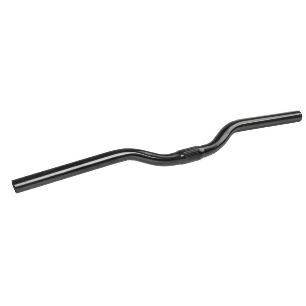 M-WAVE HANDLEBAR STEEL TOURING 25.4mm x 580mm BLACK 401201 25.4mm Black