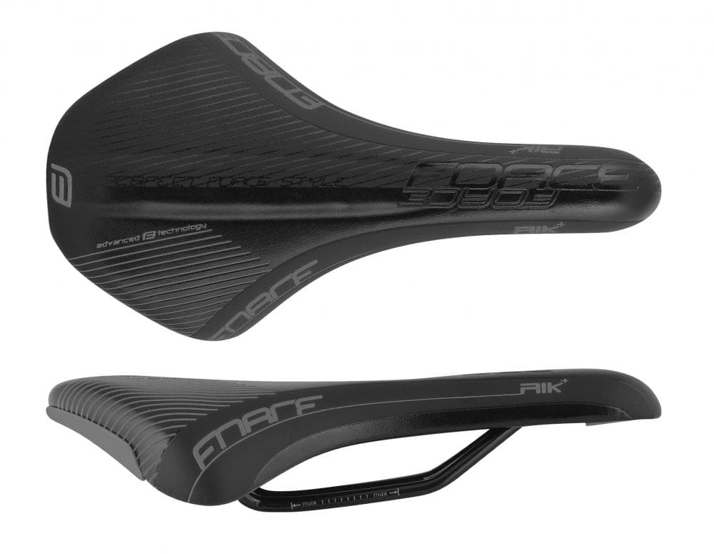 FORCE SELLINO BICI RIK + SPORT 280mm x 140mm Nero