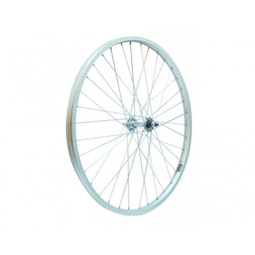 OEM 28" SINGLE SPEED REAR WHEEL FOR FREEWHEEL Silver