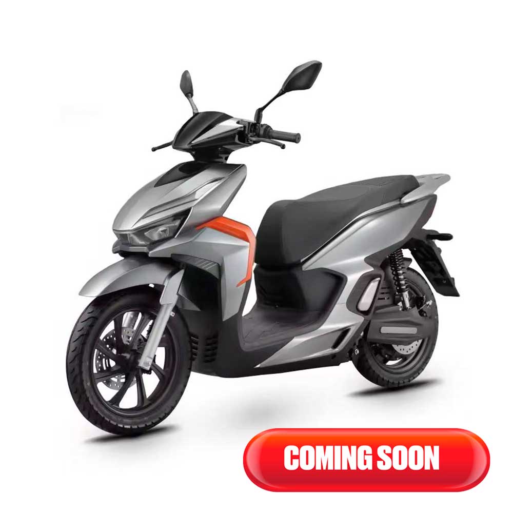 E-RIDE SOLID 45km/h (72V/28AH) - Silver