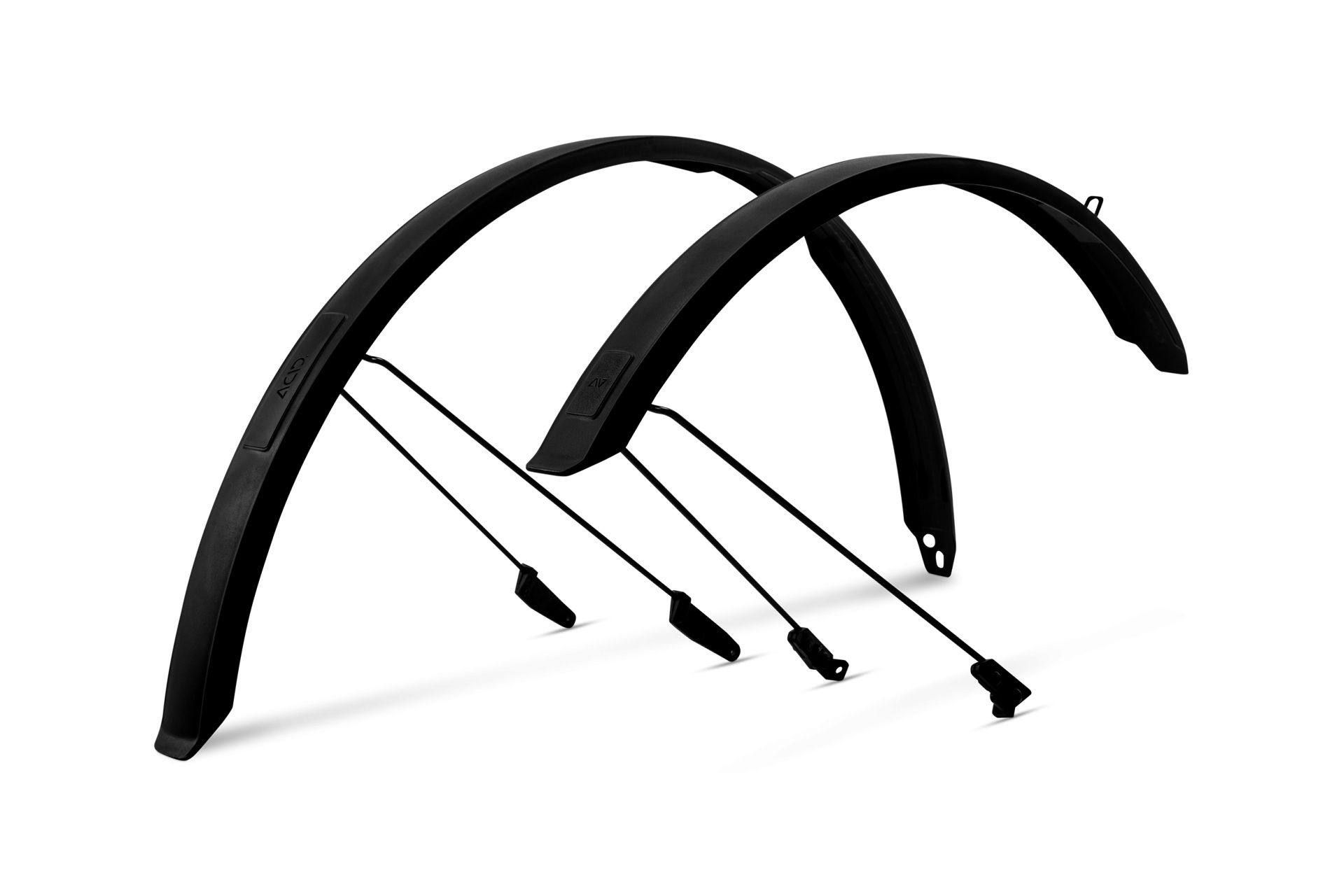 CUBE ACID MUDGUARD WING SET 50 28" BB Mount 2.0 93369 Black