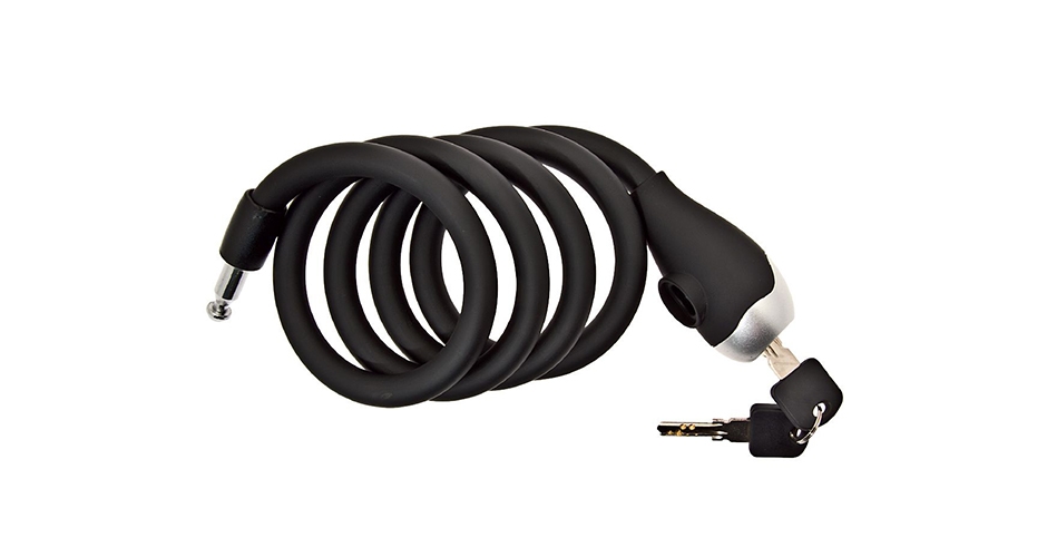 Coil lock Silicone coated 120cm x 12mm