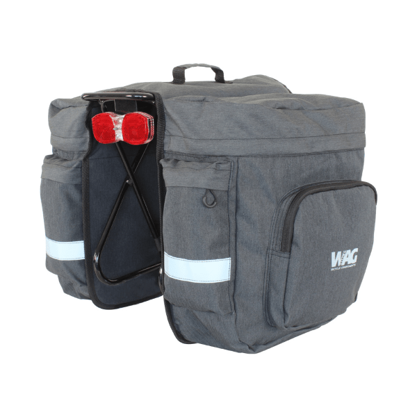WAG BORSA DA PORTAPACCHI PER BICICLETTA HOLIDAY GRIGIO 28L 36x33x14 cm 588022341 Grigio Antracite