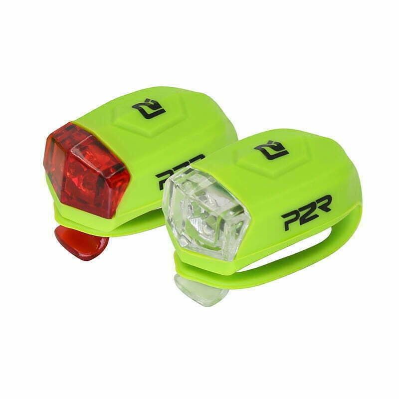 P2R LED BIKE LIGHT SET FREYO GREEN P20006 Fluo Green