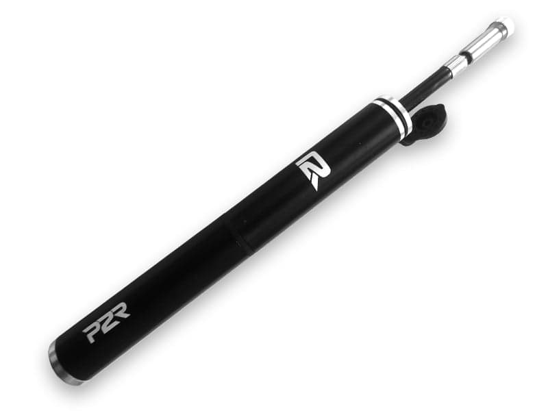 P2R PORTABLE ALUMINUM BIKE PUMP 9 BAR/130 PSI AIRCORE 50 SP P20024 Black
