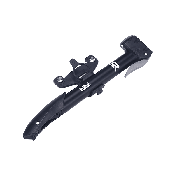 P2R PORTABLE ALUMINUM BIKE PUMP 8 BAR/116 PSI AIRLOAD 30 SPD P20020 Black