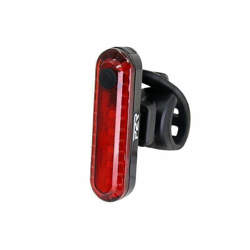 P2R REAR BIKE LIGHT LED USB 10LM SPECTIC 10 P20223 Black
