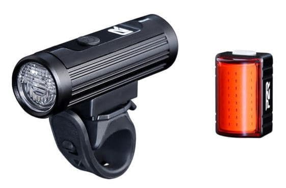 P2R BIKE LIGHT SET LED USB 600LM LUMOIX 70 P20015 Black