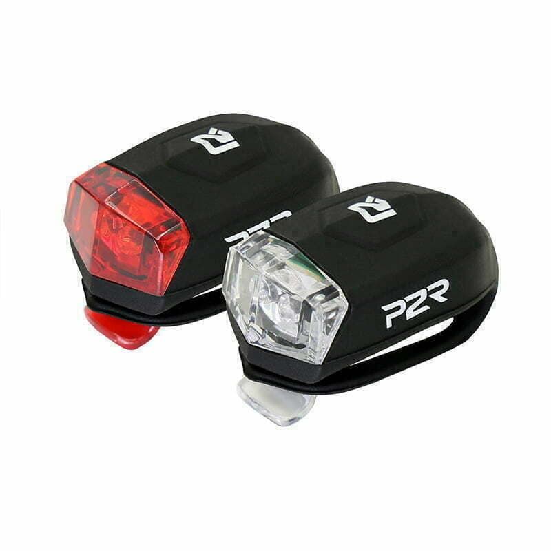 P2R LED Bicycle Light Set FREYO Black P20005 Black
