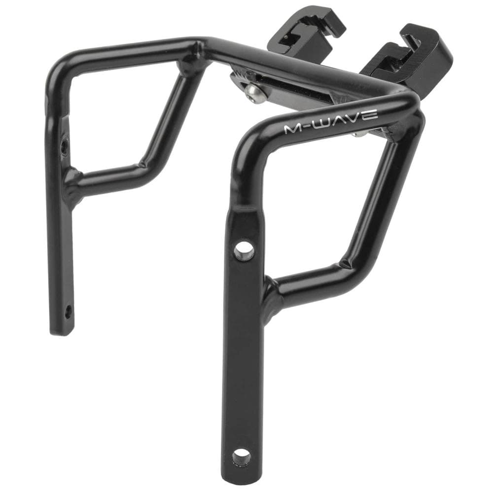M-WAVE ALUMINUM ADAPTER FOR 2 BOTTLE HOLDERS AND SEAT MOUNT 340046 Black