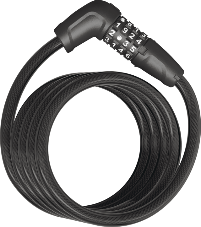 ABUS COMBINATION LOCK 6512C/180 BK 12MM 4003318134159 Black