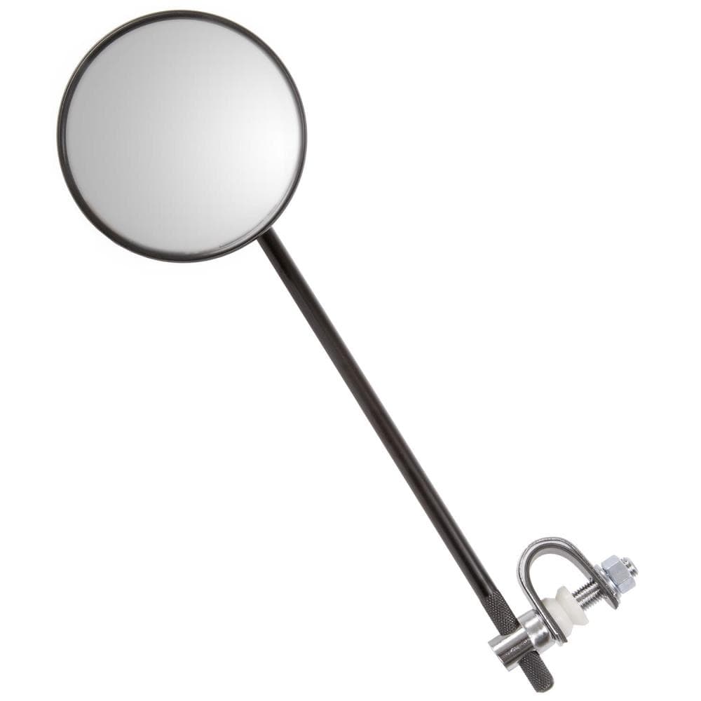 TRUMPF STRAIGHT HANDLEBAR MIRROR WITH CLAMP 271354 Silver Black