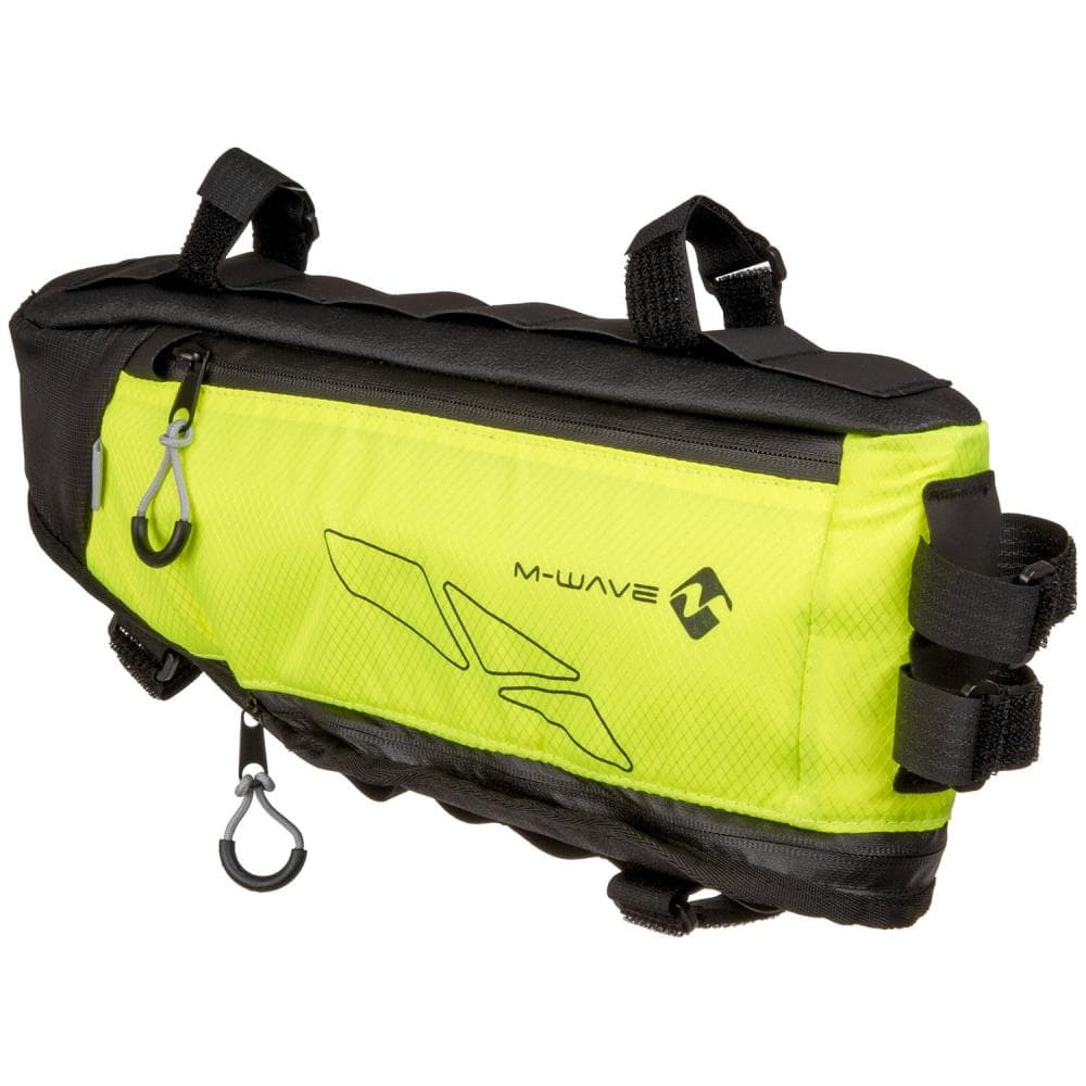 M-WAVE 3.3L - 4.2L ROUGH RIDE TRIANGLE FRAME BAG NEON YELLOW 122638 Fluo Yellow