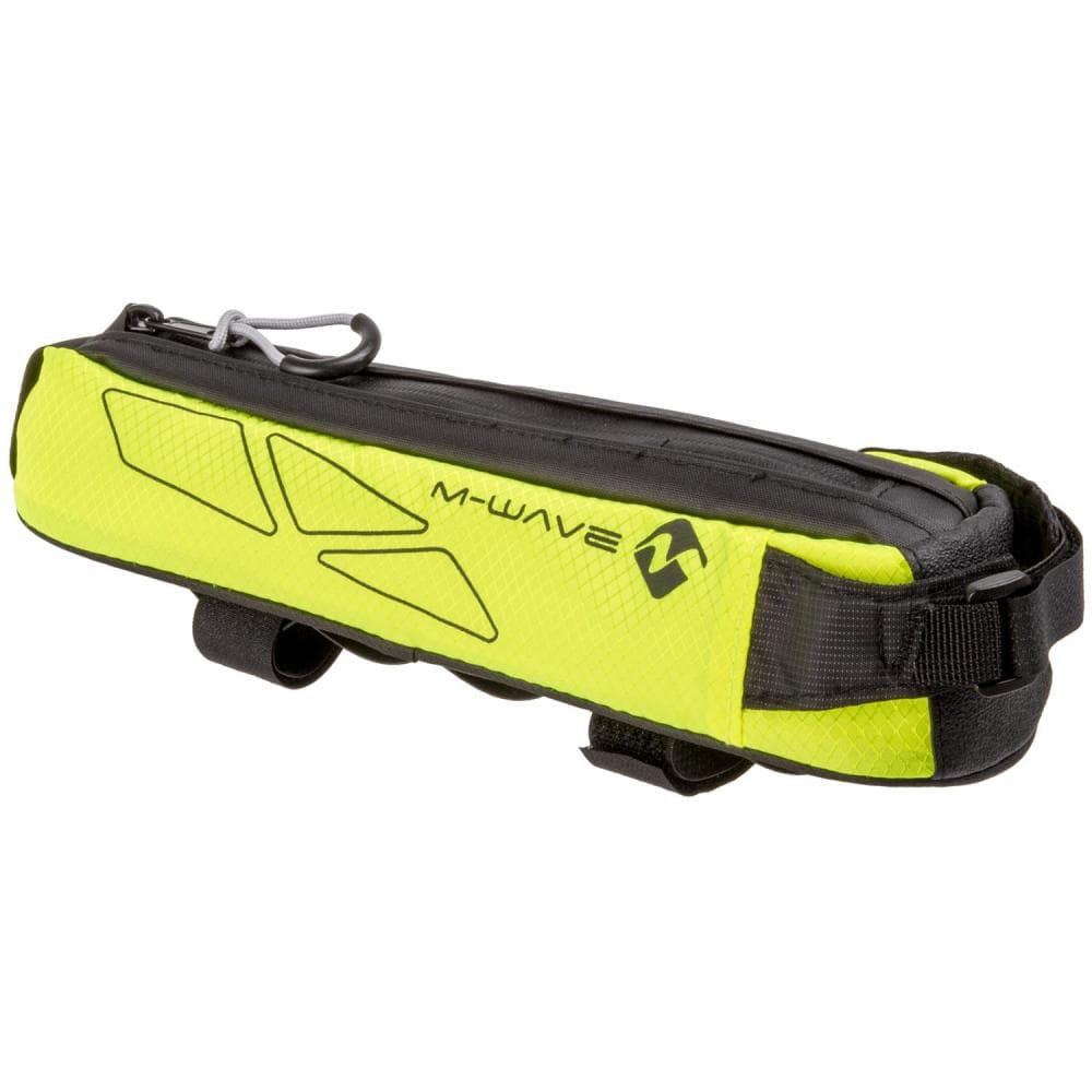 M-WAVE 0.75L ROUGH RIDE TOP TUBE FRAME BAG NEON YELLOW 122640 Fluo Yellow