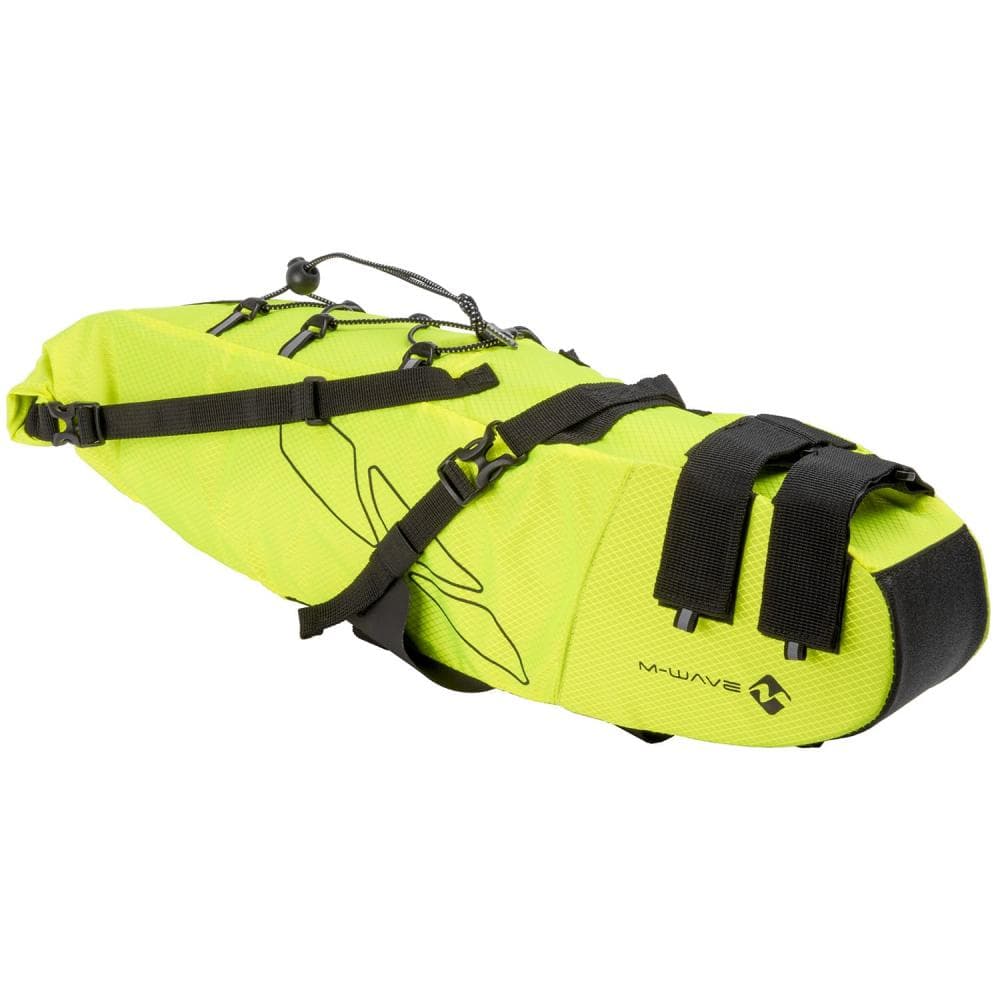 M-WAVE 11L ROUGH RIDE L SADDLE BAG NEON YELLOW 122636 Fluo Yellow