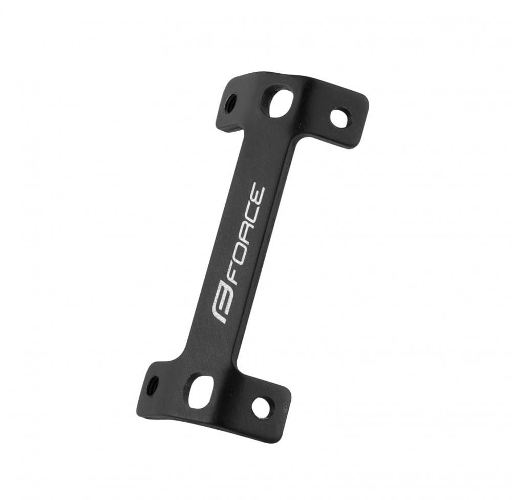 FORCE ALUMINUM ADAPTER FOR 2 BOTTLE HOLDERS 241995 Black