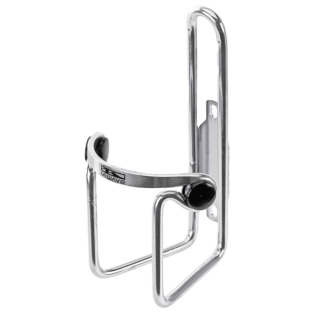 M-WAVE 6MM ALUMINIUM BOTTLE CAGE WITH PROTECTIVE SILVER 340939 Silver